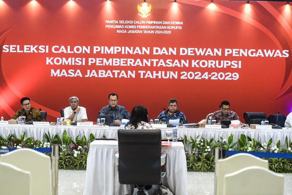 Tahap wawancara seleksi capim dan dewas KPK