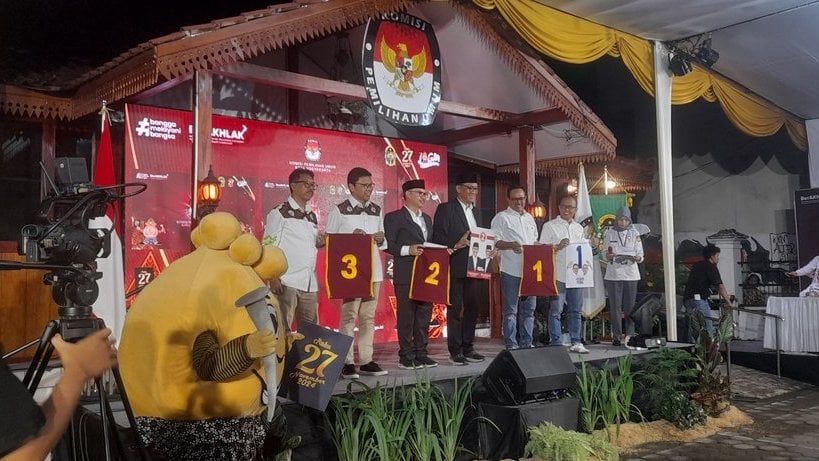 Pengundian Nomor Urut Pilwalkot Yogyakarta