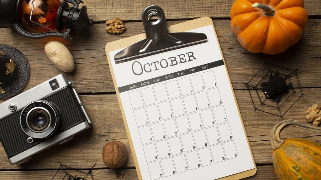 Kalender Oktober