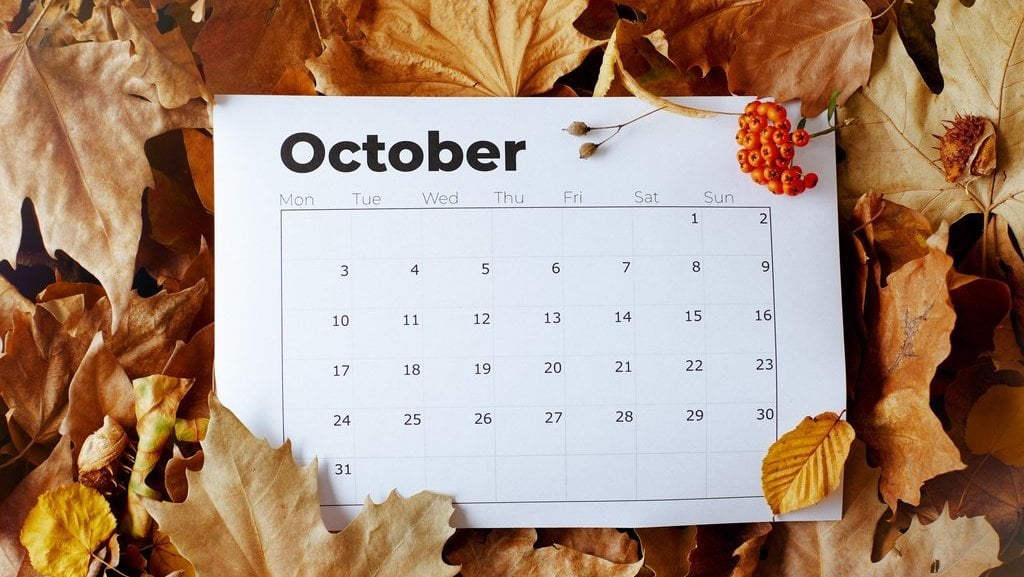 Kalender Oktober