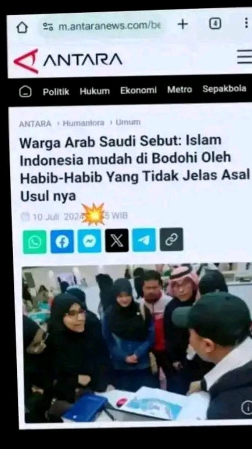 Periksa Fakta Hoaks Klaim Warga Saudi