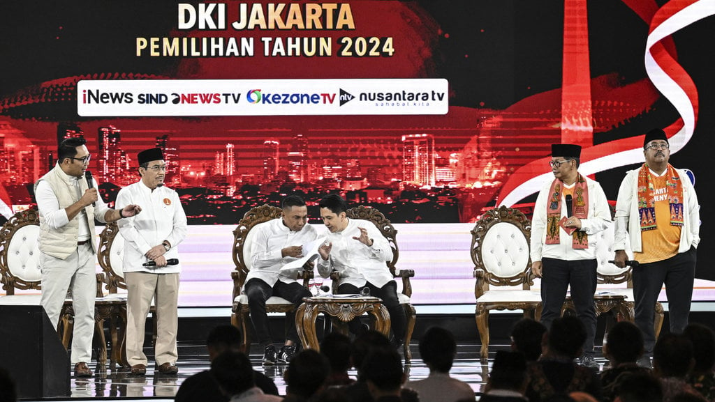 Debat pertama Pilkada DKI Jakarta