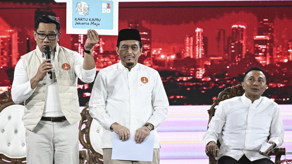 Debat pertama Pilkada DKI Jakarta