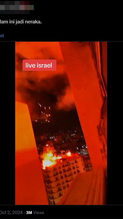 Foto Periksa Fakta Israel Neraka