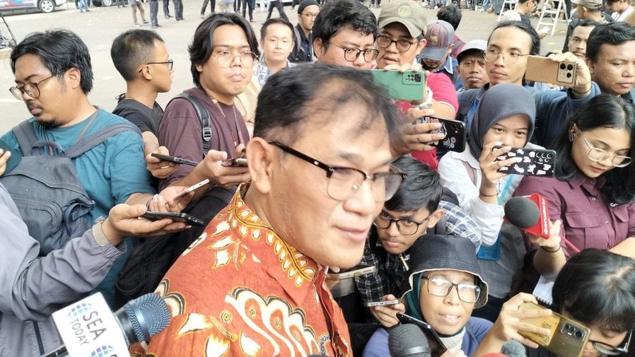 Budiman Sudjatmiko usai menemui Prabowo 