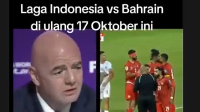 Periksa Fakta Bahrain vs Indonesia