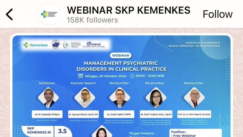 Periksa Fakta WhatApp Channel Palsu Kemenkes