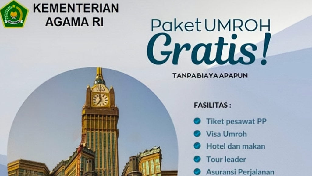 Foto Periksa Fakta Umroh Gratis