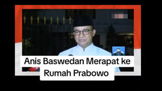 Foto Periksa Fakta Anies Kerumah Prabowo