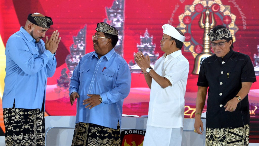 Debat pertama Pilgub Bali 2024