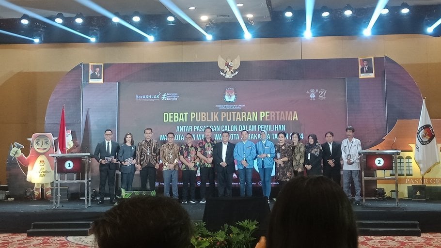 Debat perdana Pilkada Surakarta 2024 