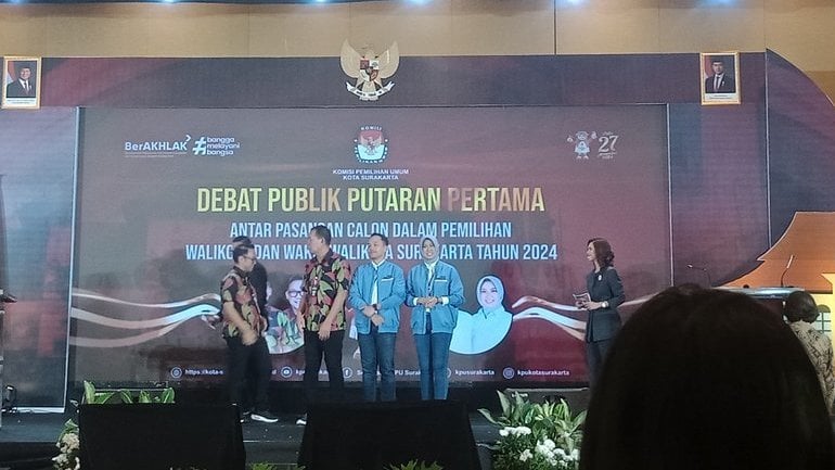 Debat perdana Pilkada Surakarta 2024 