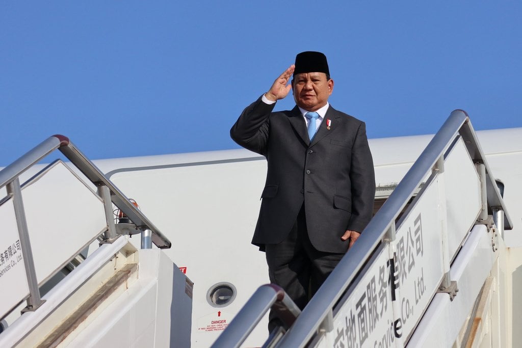 Presiden Prabowo tinggalkan China menuju Amerika Serikat