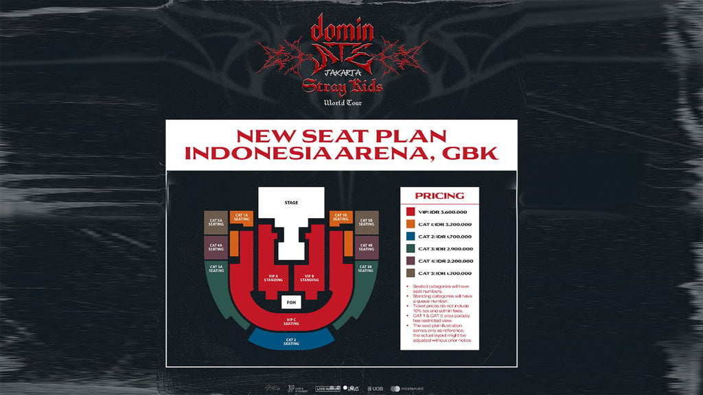 Seat Plan Baru Konser Stray Kids