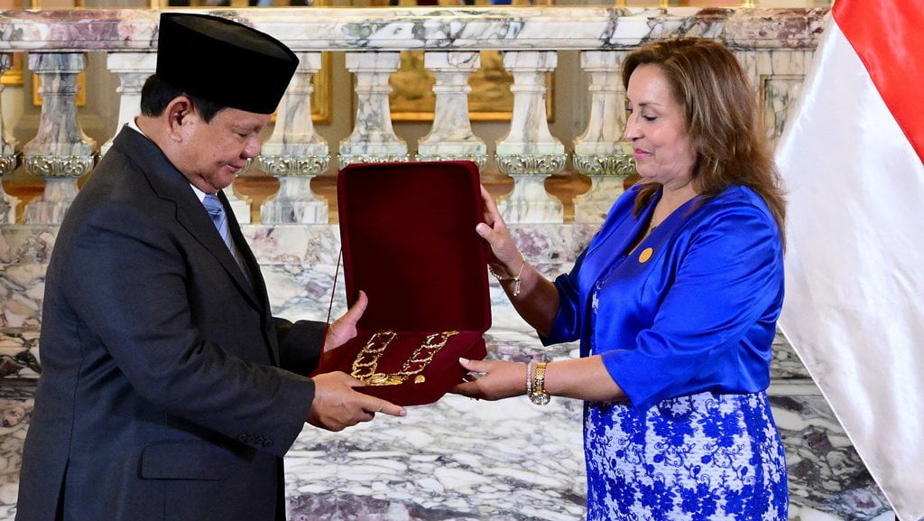 Prabowo Subianto di Peru