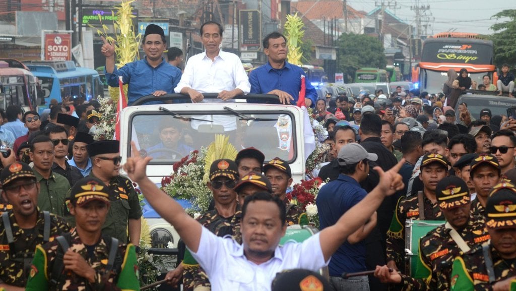 Jakowi hadiri pawai Cagub Cawagub Jateng 