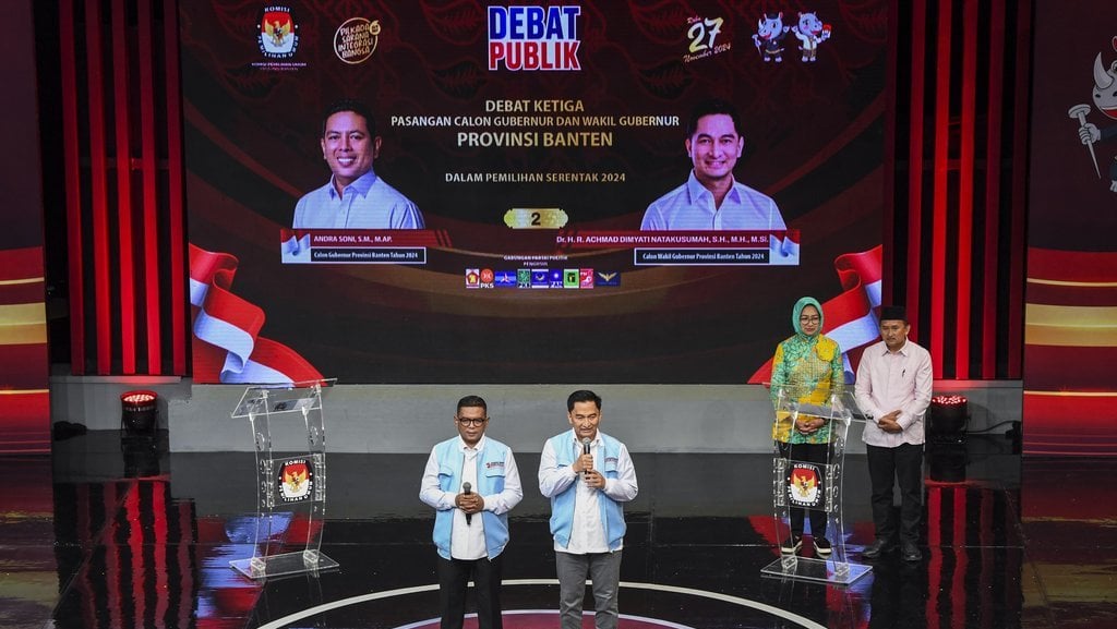 Debat ketiga Pilkada Banten