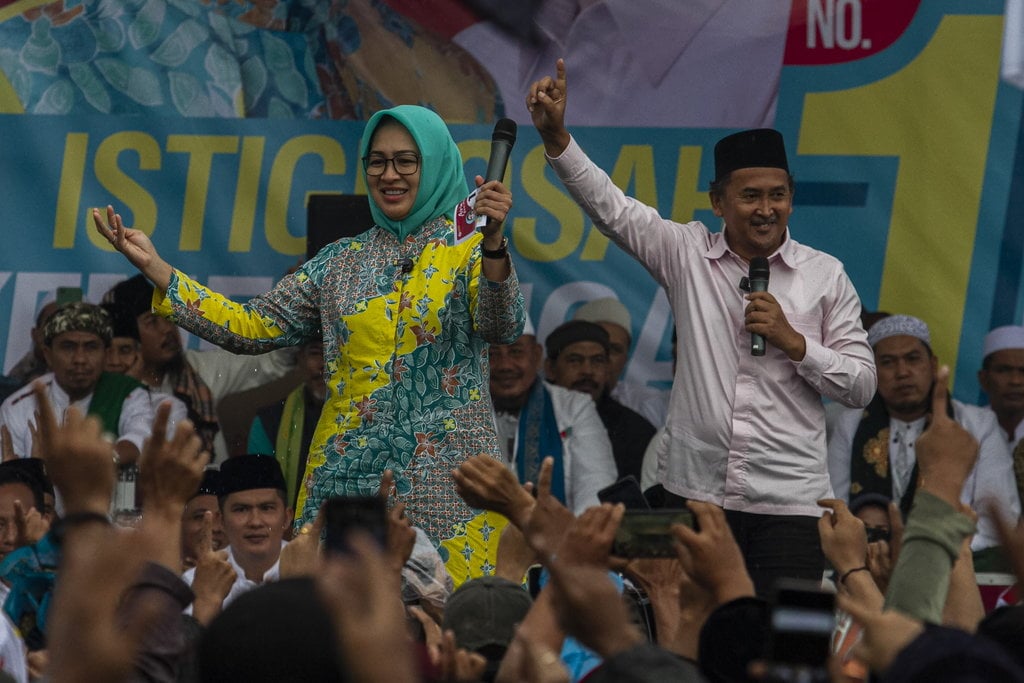 Kampanye Cagub-Cawagub Banten Airin-Ade 