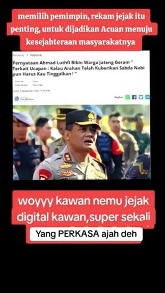 Periksa Fakta Ahmad Luthfi Meninggalkan Sabda Nabi