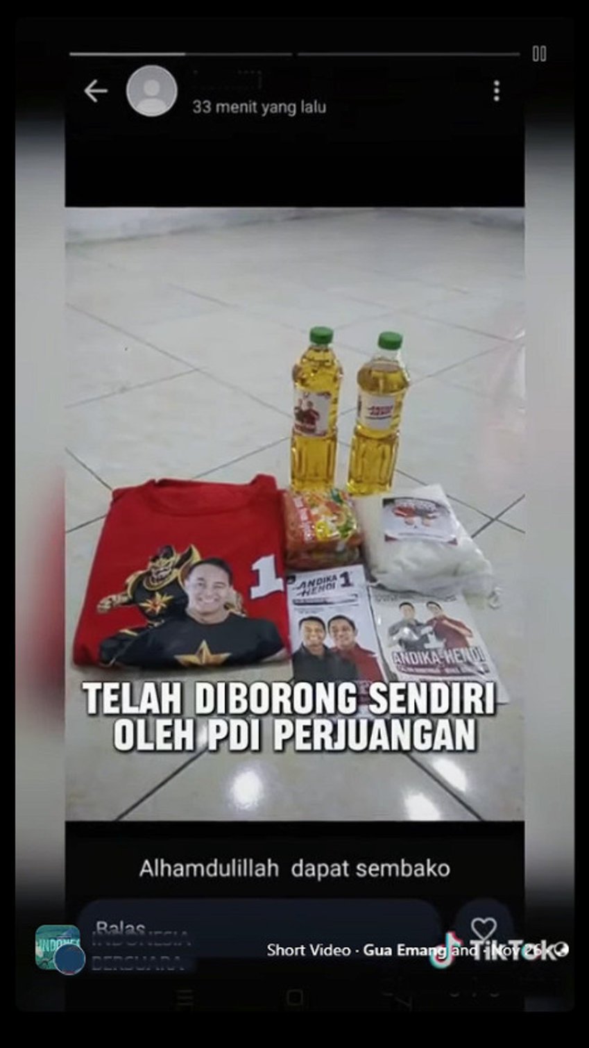 Periksa Fakta PDIP Borong Sembako