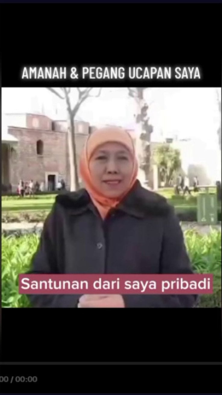 PERIKSA FAKTA Hoaks Video Khofifah 