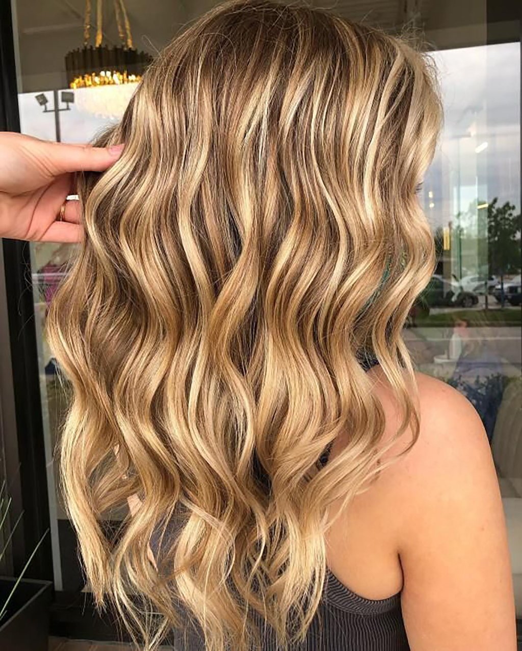 Golden Honey Blonde Balayage