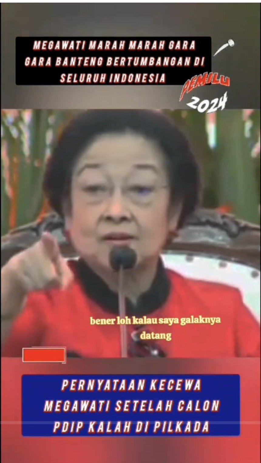 Periksa Fakta Video Megawati Marah