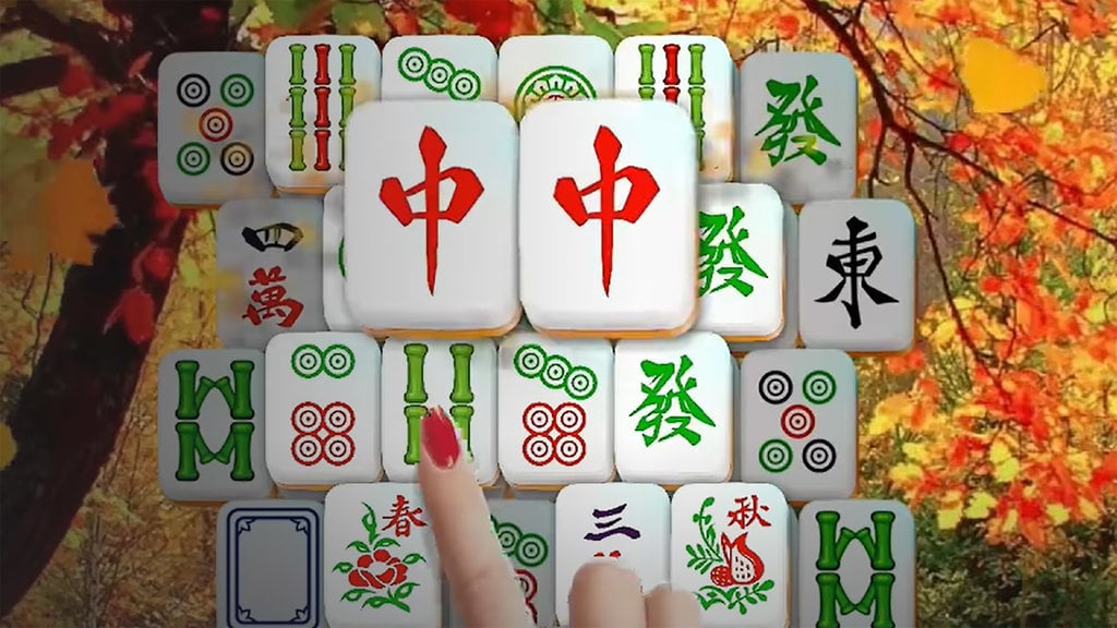 Ilustrasi Permainan Mahjong