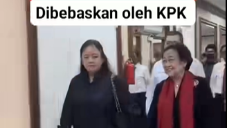 Foto Periksa Fakta Megawati Datangi KPK