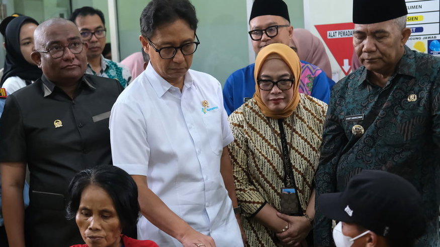 Kunjungan Menteri Kesehatan di RSUD Kalbar