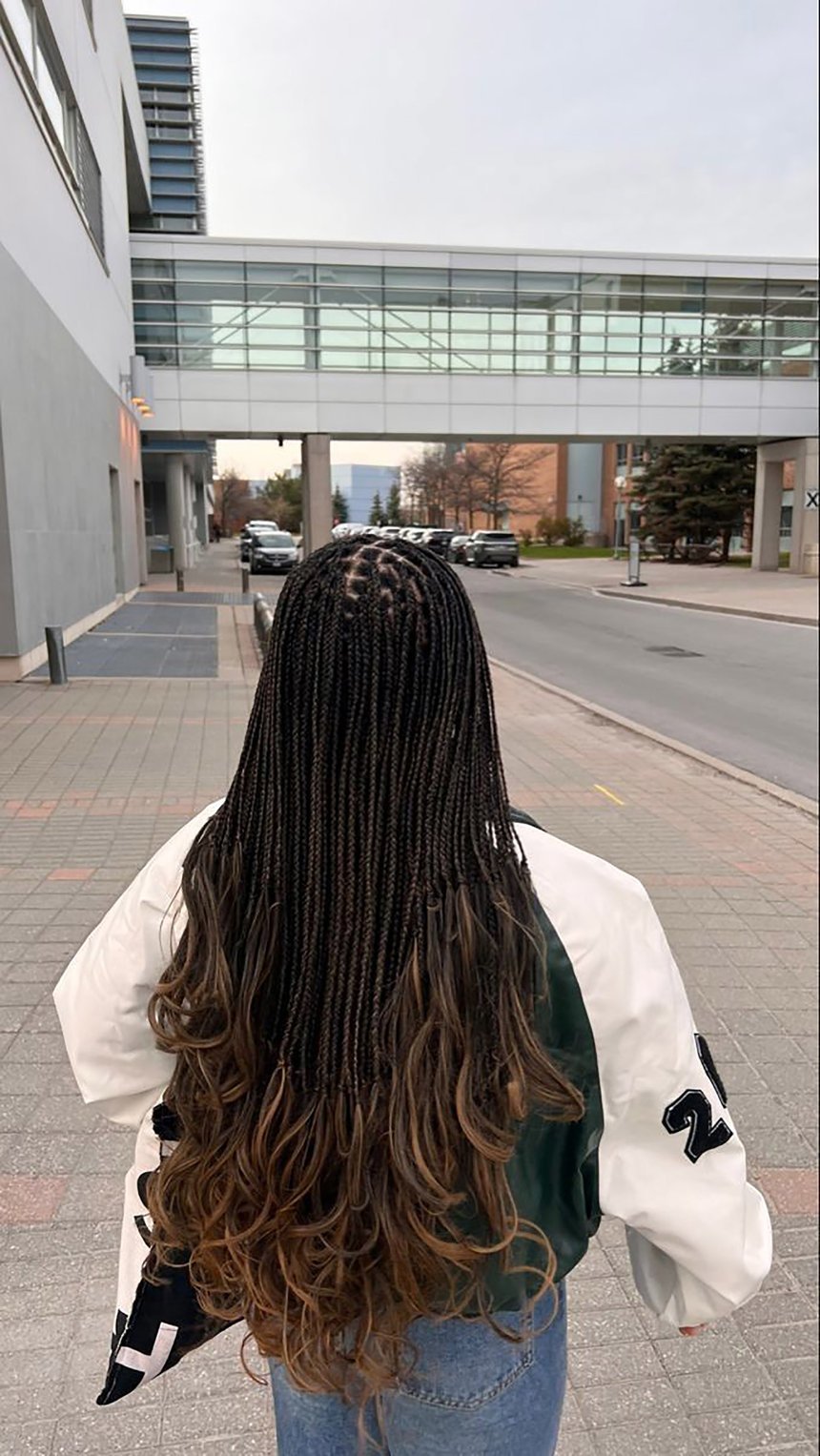 French Curl Braids