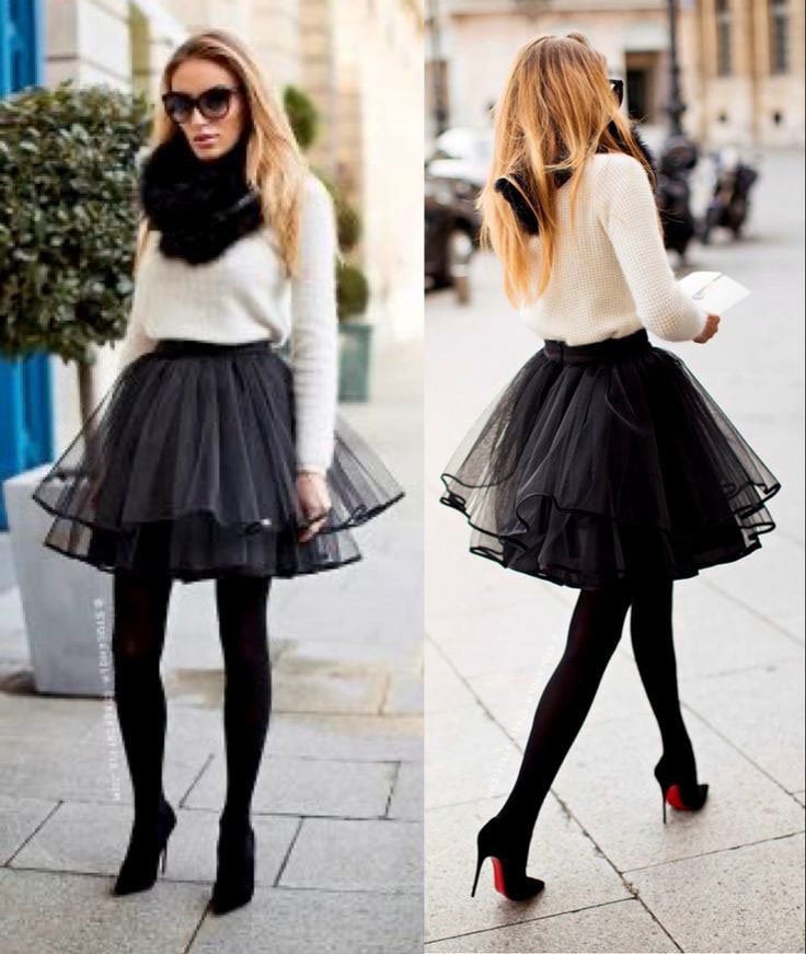 Rok tutu dengan legging