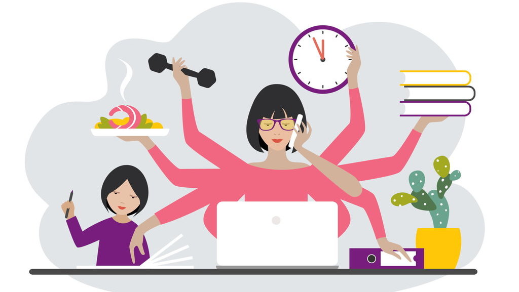 Ilustrasi Multitasking