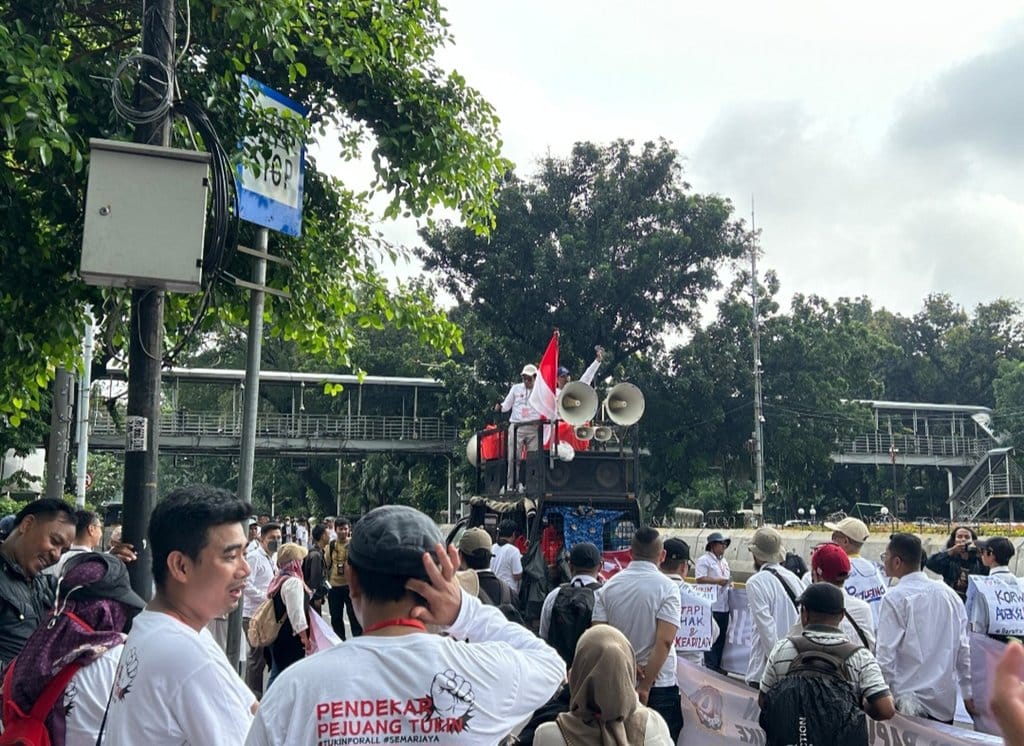 Unjuk rasa Dosen ASN Kemendiktisaintek 