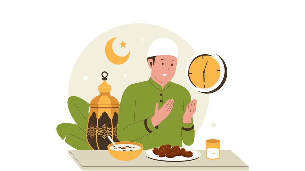 Ilustrasi buka puasa