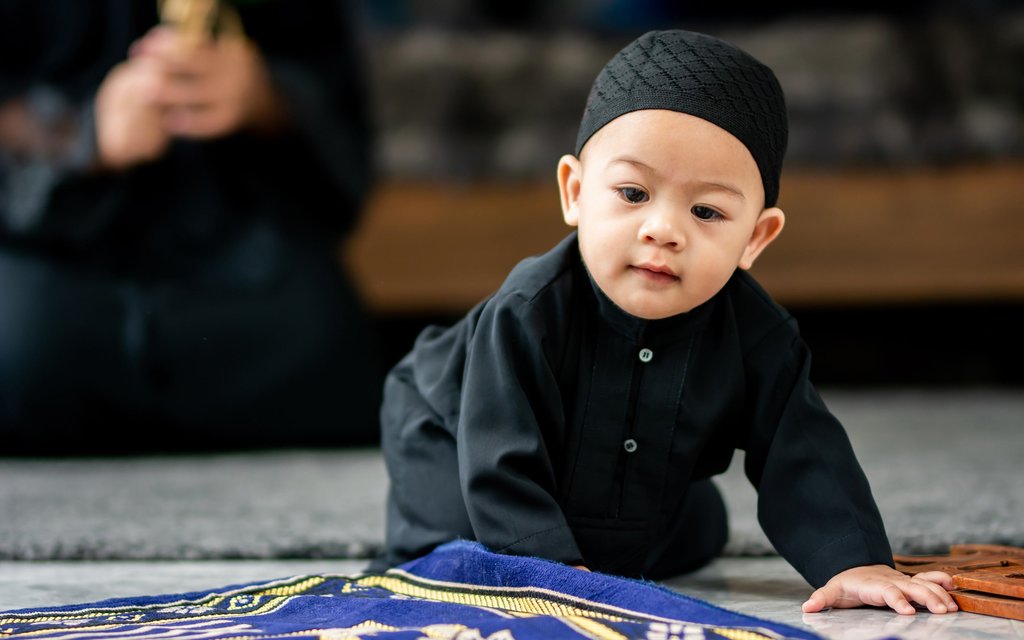 ilustrasi bayi laki-laki islam. FOTO//iStockphoto ilustrasi bayi laki-laki islam
