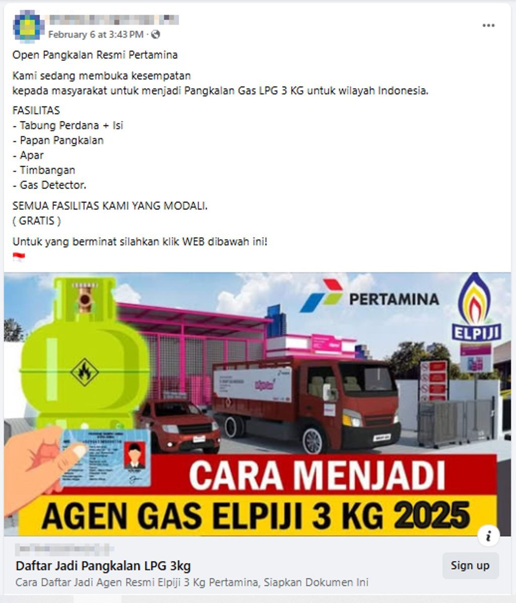 HEADER PERIKSA FAKTA Pangkalan Elpiji 3 Kg