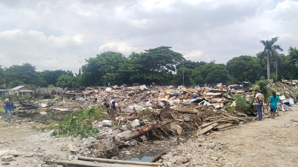 Penggusuran rumah di Pulogebang 