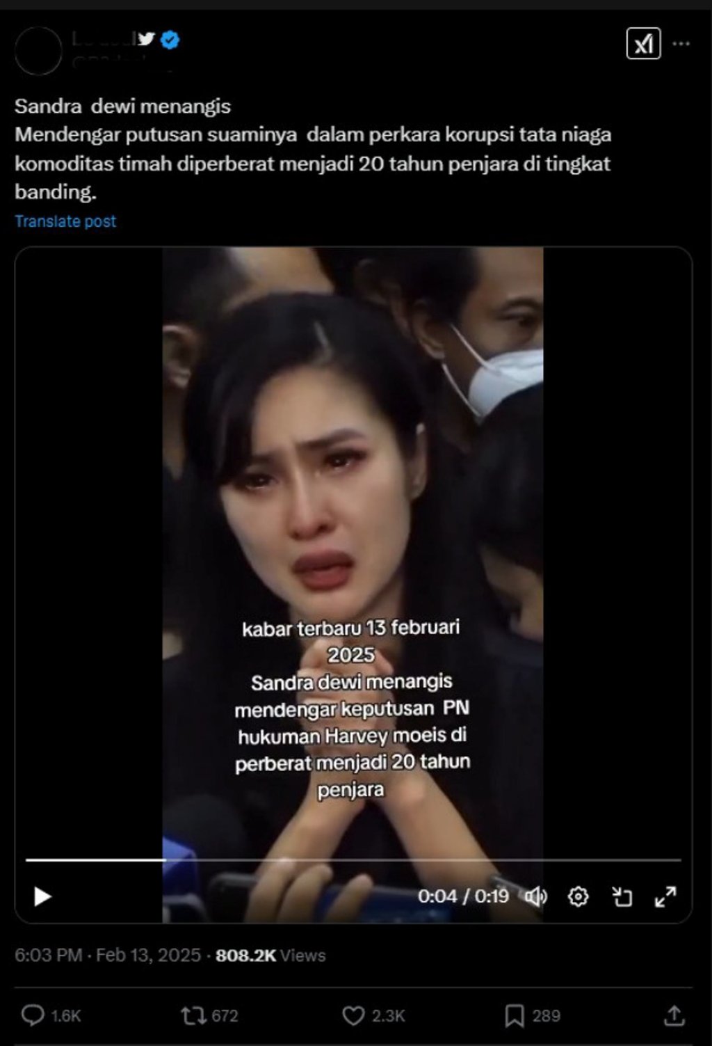 Header Periksa Fakta Hoaks Video Sandra Dewi