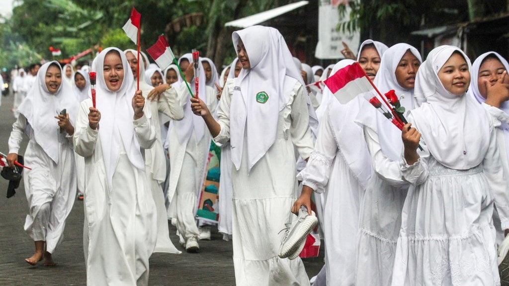 Pawai Tarhib sambut bulan suci Ramadhan di Ngawi