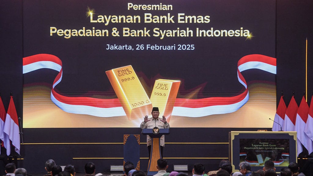 Presiden resmikan bank emas pertama di Indonesia