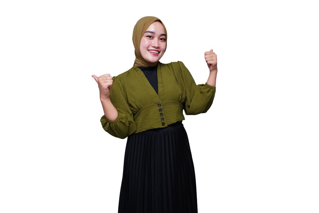 OOTD Hijau Army