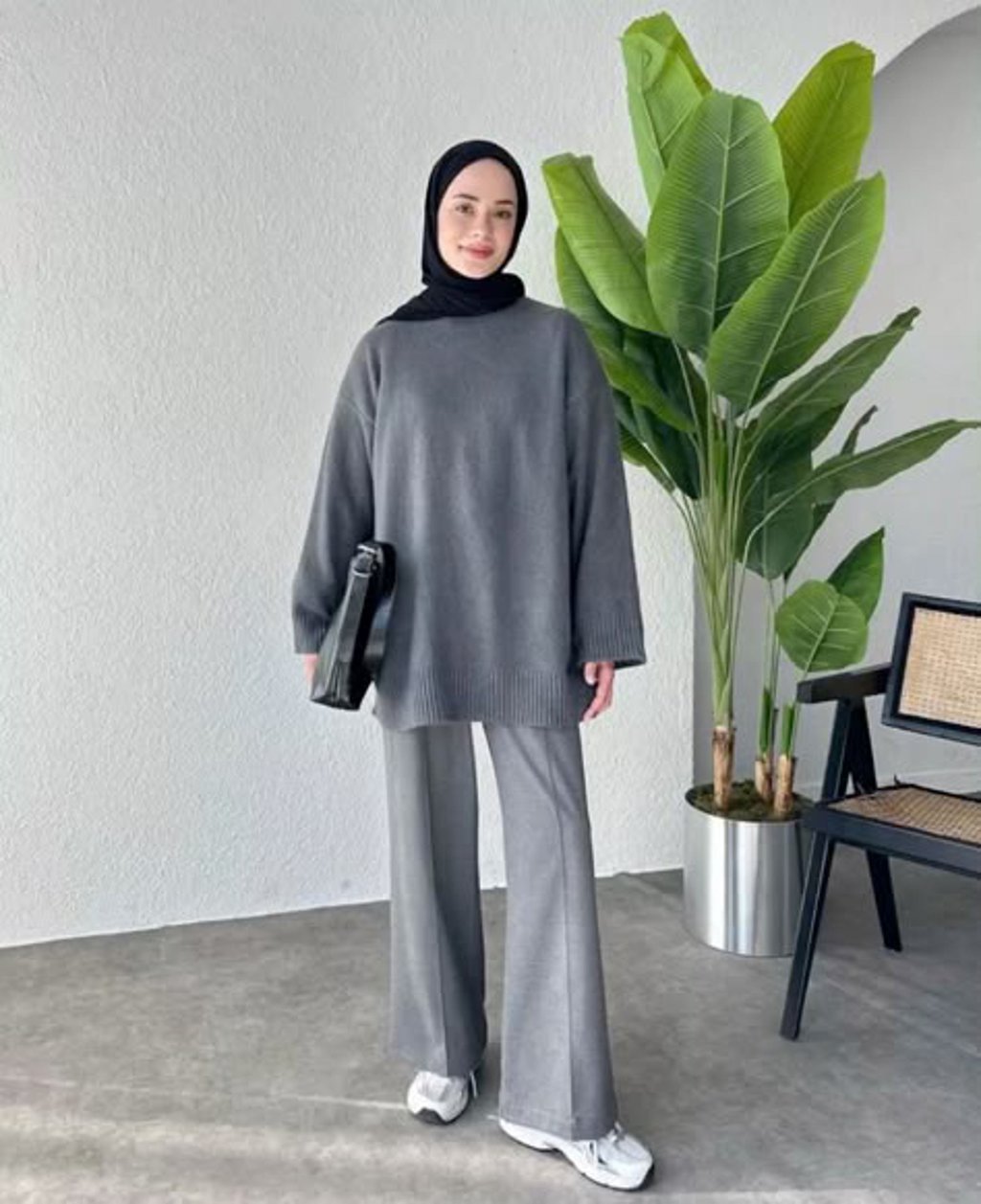 Long Cullotes Pants dan Sweater