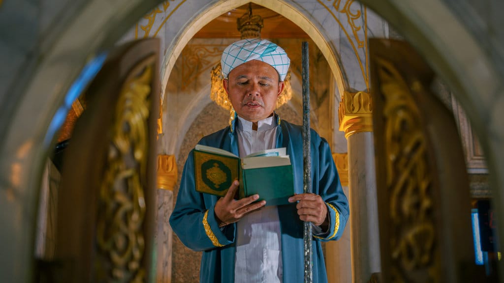 Ilustrasi ceramah di masjid