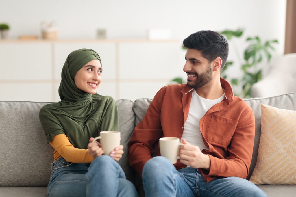 Ilustrasi Pasangan Muslim