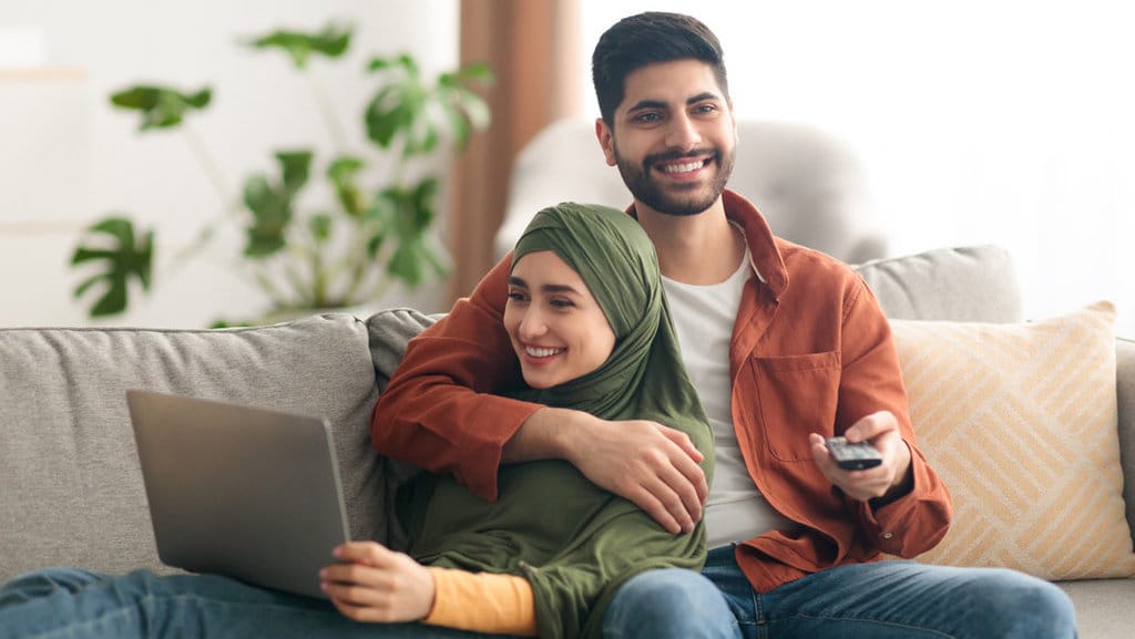 Ilustrasi Pasangan Muslim