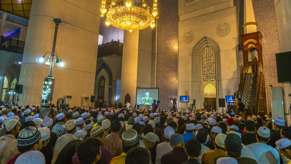 Ilustrasi ceramah di masjid