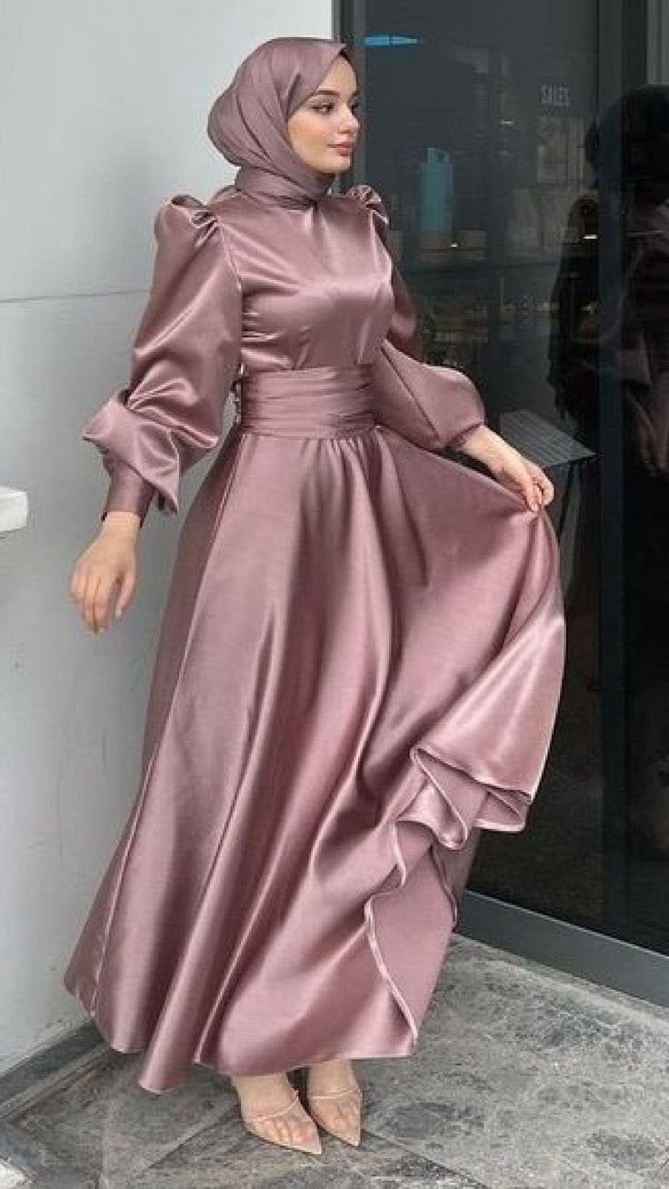 Gamis satin 