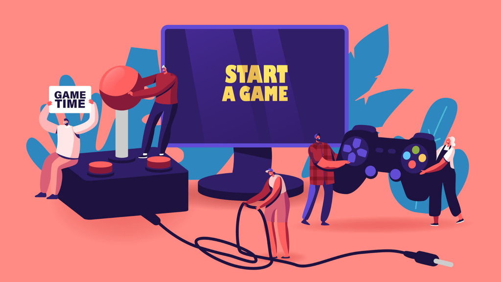 Ilustrasi Game Online. foto/istockphoto Ilustrasi Game Online