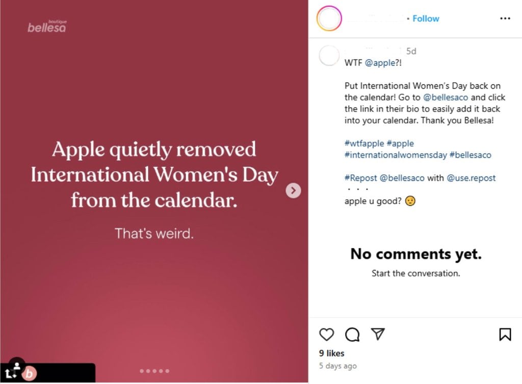 HEADER PERIKSA FAKTA Benarkah Apple Hapus Hari Perempuan 